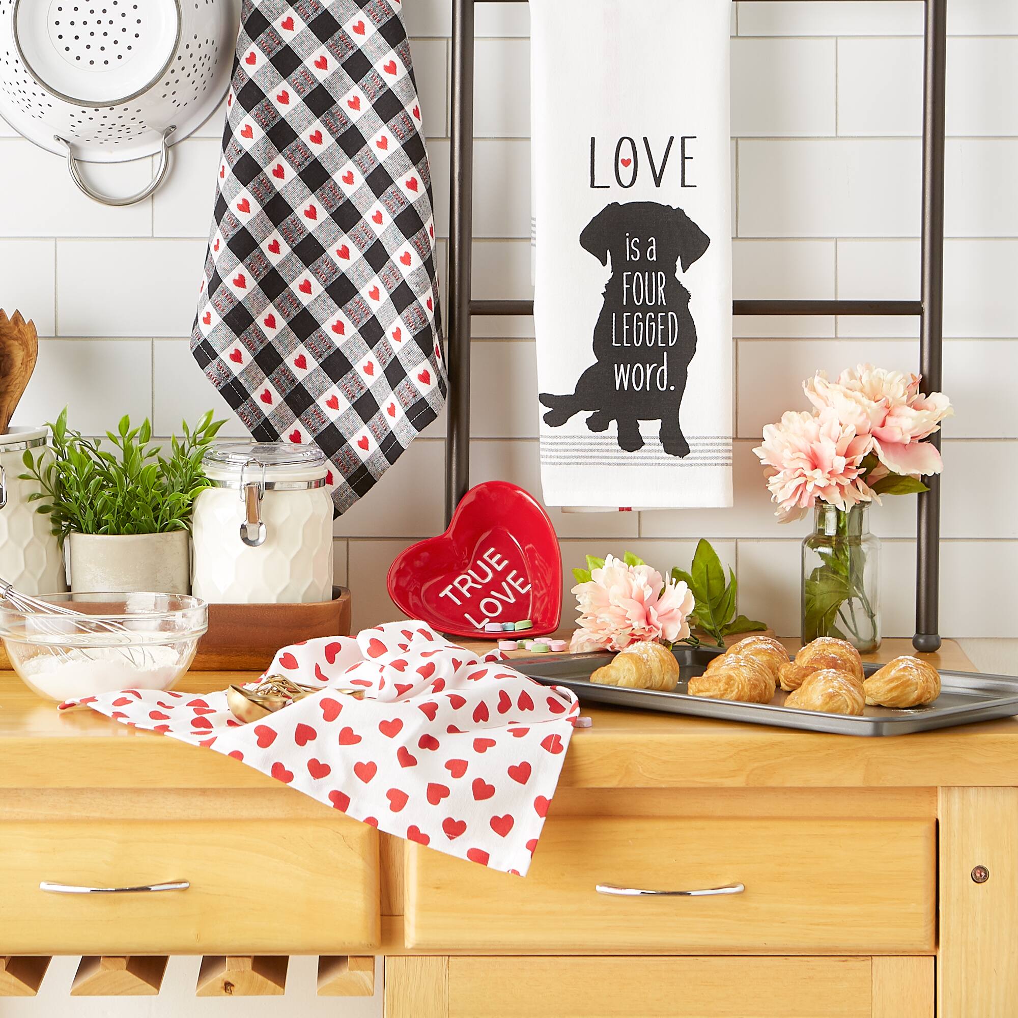 Assorted Dog Love Dishtowel (Set of 3)